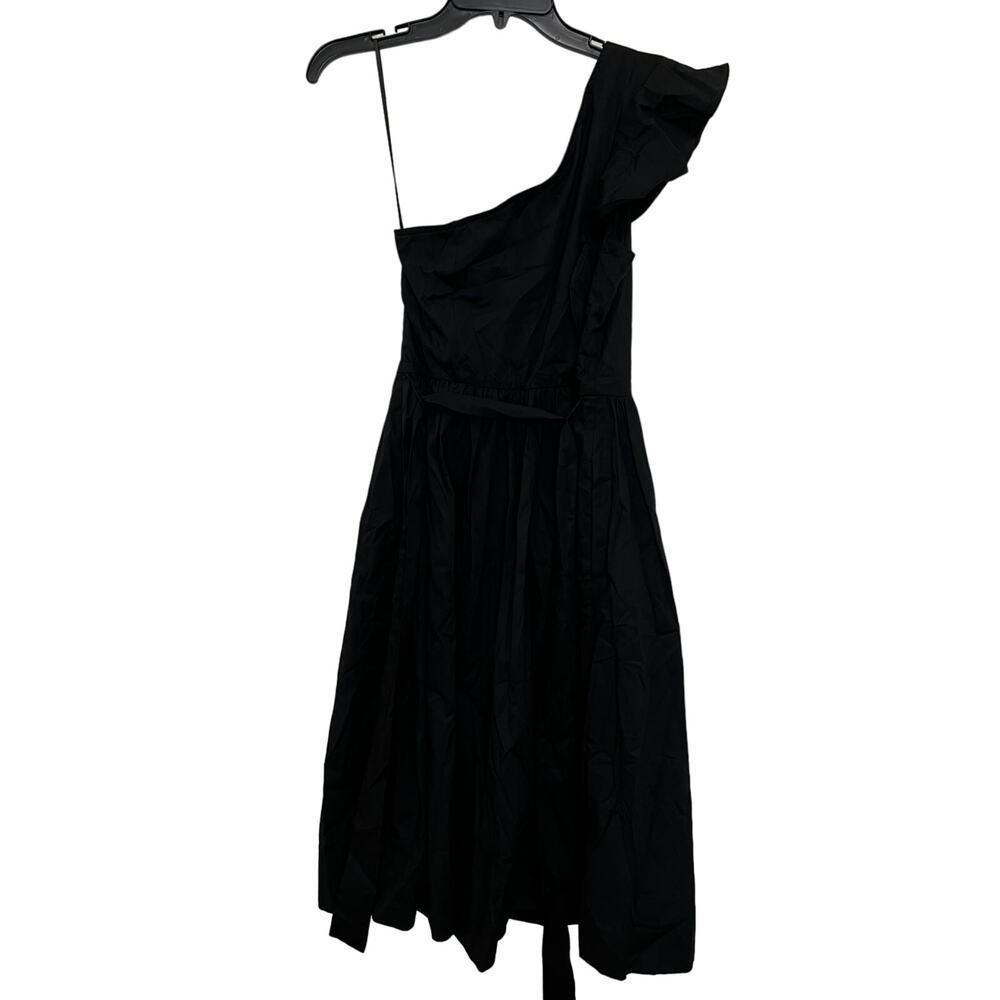 J.Crew Factory Petite one-shoulder maxi dress P6 - Picture 6 of 7